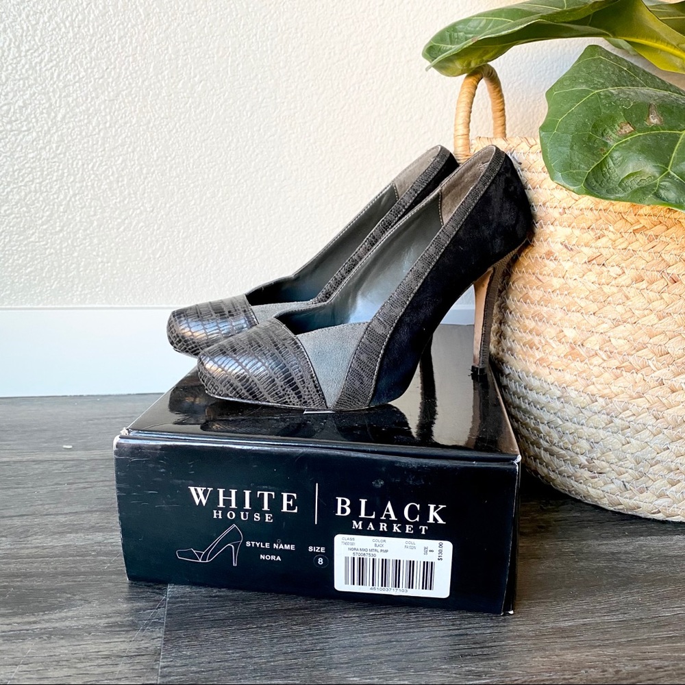 White House Black Market Nora Heels